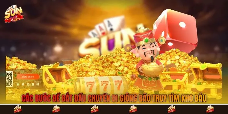 Các bước để bắt đầu chuyến đi giông bão truy tìm kho báu Các bước để bắt đầu chuyến đi giông bão truy tìm kho báu