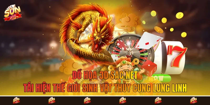 Đồ họa 3D sắc nét tái hiện thế giới sinh vật thủy cung lung linh